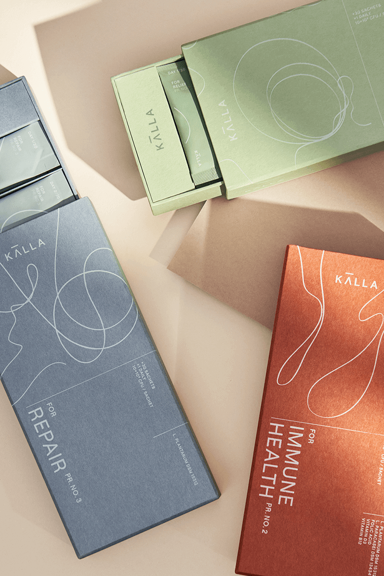 KÄLLA FOR LIFE includes all 3 KÄLLA products in the range to support overall gut health - open products.
